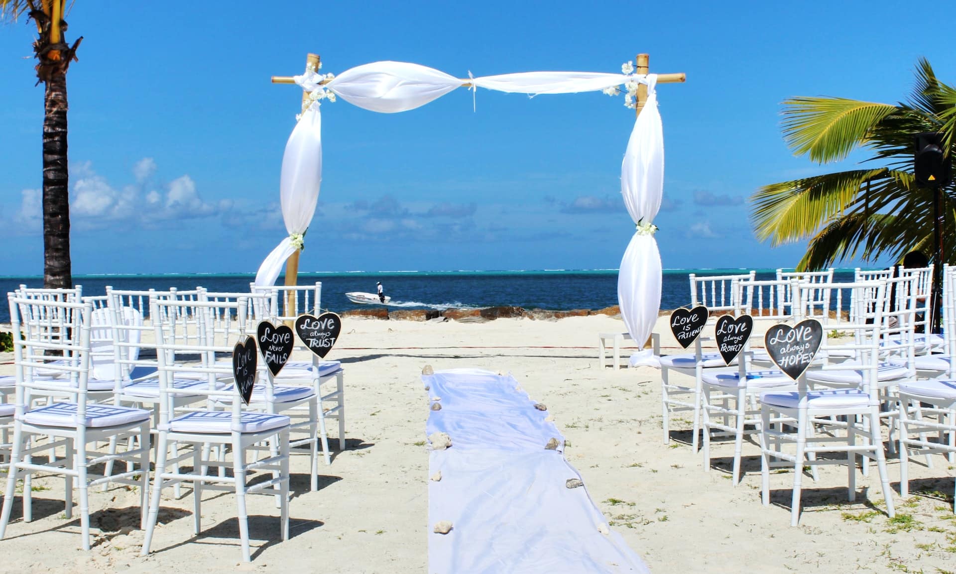 wedding venue on the beach