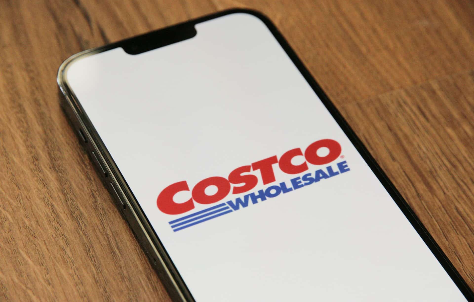 costco website on mobile phone